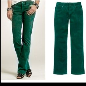 J. Crew Favorite Fit Corduroy Pants sz 10S green